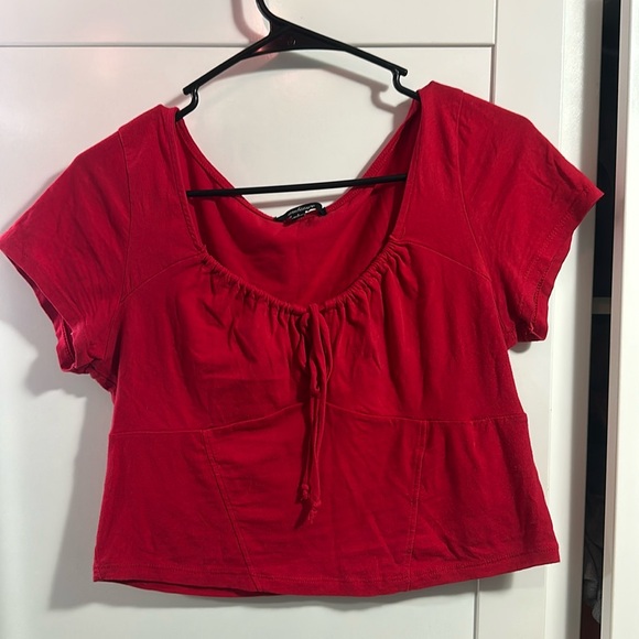 Red Women's crop Top - Picture 1 of 4